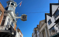 Guildford town clock George James Architects