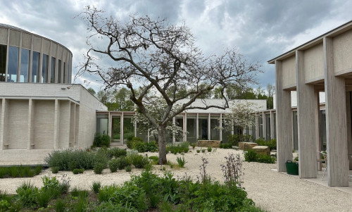 White Eagle Lodge courtyard 