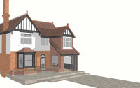 Doods Park Road Rear With Planters copy