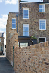 Rear extension and refurbishment of a Georgian house in Islington 8