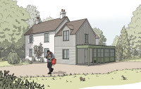 Trotton House extension west sussex architecture george james