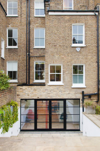 Refurbishment of the front light well and basement of a large Victorian terraced house 10
