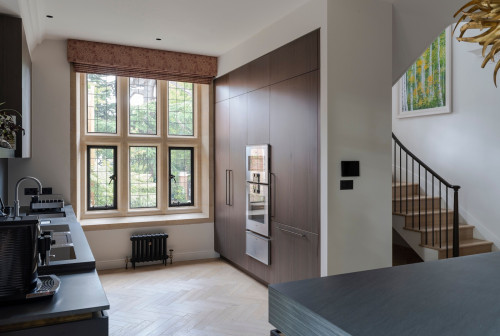 Grove contemporary kitchen sympathetic renovation london