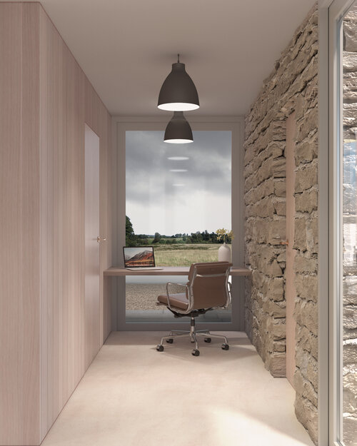A one off family house in Somerset comprising 3