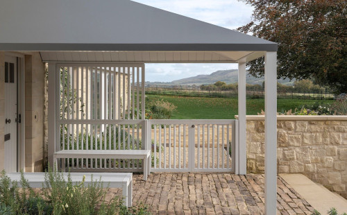 Contemporary Farmhouse entrance detail architecture South Downs National Park