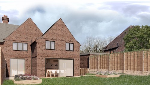 Haslemere contemporary extension family home rear elevation