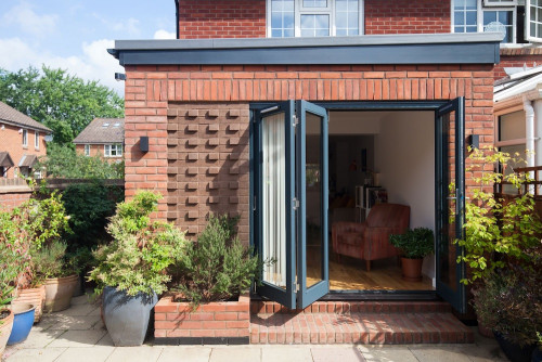 London extension bi fold doors