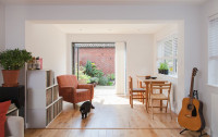 London extension interior cat