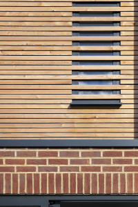 Contemporary cladding London extension