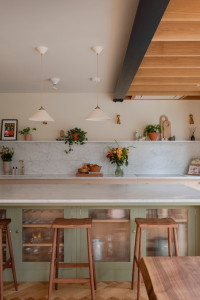 Handmade kitchen plain english george james architects london townhouse