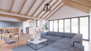 Arundle contemporary living room extension