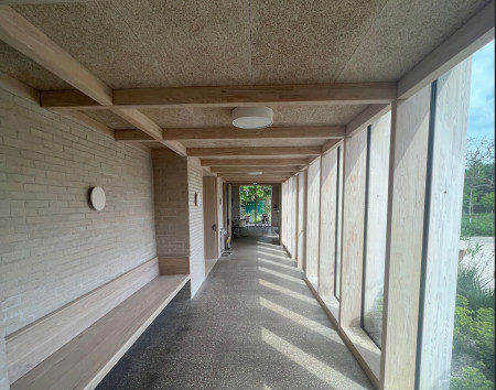 Eagel Lodge corridor site visit Liss Hampshire