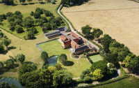 Ariel view Farmhouse Herefordshire