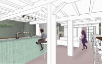 Bentons Bar interior Hampshire George James Architecture