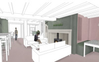 Bentons bar area George James architecture